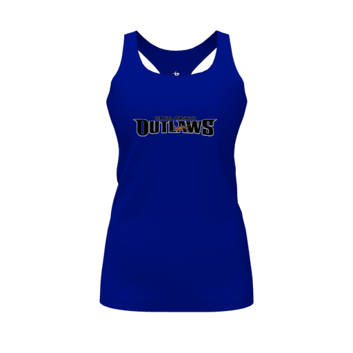 [FT0TRBRY-FYS-LOGO2] Decker Racerback Tank Top (Female Youth S, Royal, Logo 2)