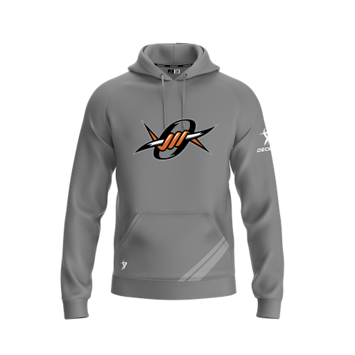 [FOLHSMGY-YXS-LOGO1] Decker Summit Hoodie (Youth XS, Gray, Logo 1)