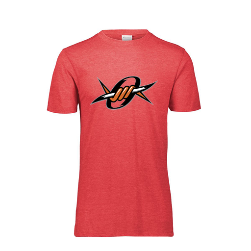 [FTSCUBRD-AS-LOGO1] Decker Men's Tri-Blend T-Shirt - Short Sleeve (Adult S, Red, Logo 1)