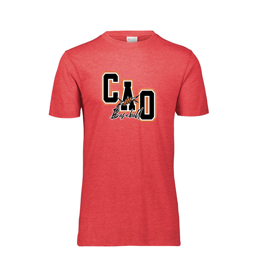 [FTSCUBRD-AS-LOGO3] Decker Men's Tri-Blend T-Shirt - Short Sleeve (Adult S, Red, Logo 3)