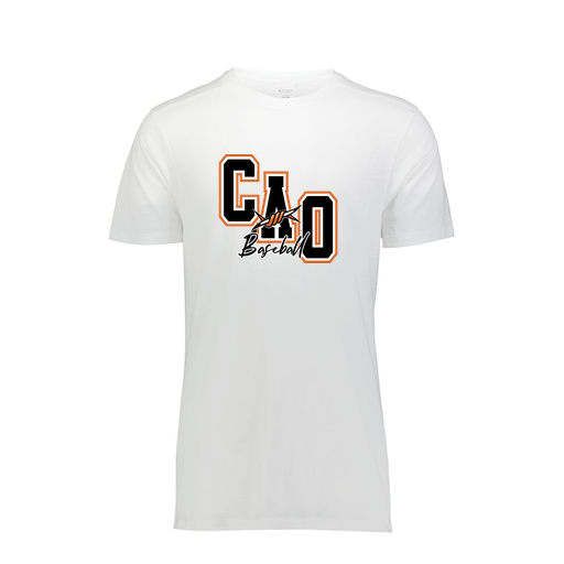 [FTSCUBWH-YS-LOGO3] Decker Youth Tri-Blend T-Shirt - Short Sleeve (Youth S, White, Logo 3)