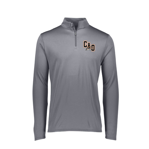 [FTLQFLGY-FAXS-LOGO3] Decker Women's Flex-Lite 1/4 Zip Shirt (Female Adult XS, Gray, Logo 3)