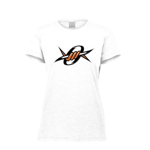 [FTSCUBWH-FAXS-LOGO1] Decker Women's Tri-Blend T-Shirt - Short Sleeve (Female Adult XS, White, Logo 1)