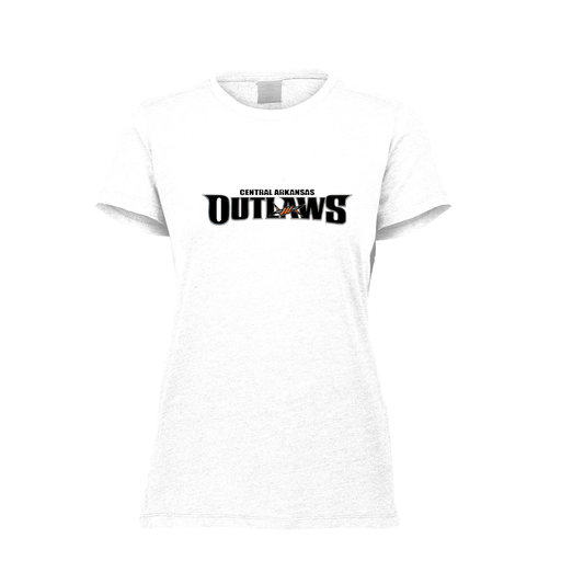 [FTSCUBWH-FAXS-LOGO2] Decker Women's Tri-Blend T-Shirt - Short Sleeve (Female Adult XS, White, Logo 2)