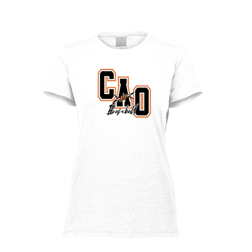 [FTSCUBWH-FAXS-LOGO3] Decker Women's Tri-Blend T-Shirt - Short Sleeve (Female Adult XS, White, Logo 3)