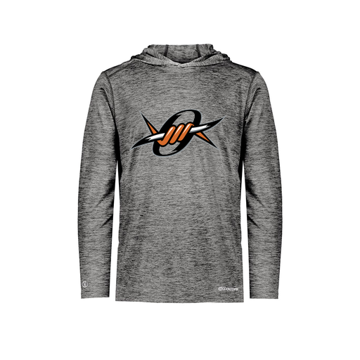 [FOLHCGBK-AS-LOGO1] Decker Men's Charge Hoodie (Adult S, Black, Logo 1)