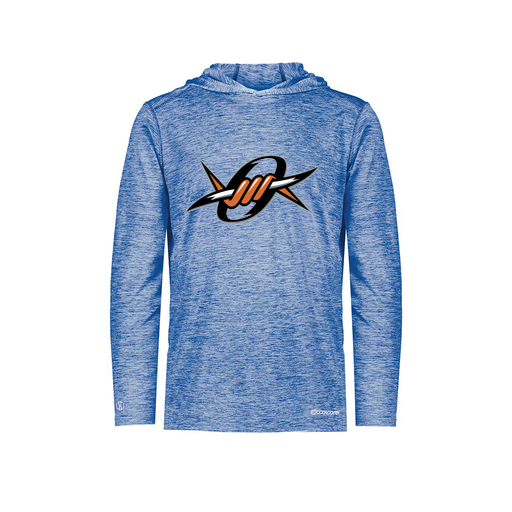 [FOLHCGRY-YS-LOGO1] Decker Youth Charge Hoodie (Youth S, Royal, Logo 1)