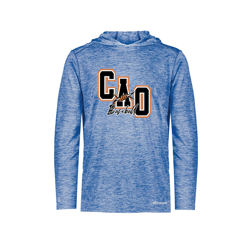 [FOLHCGRY-YS-LOGO3] Decker Youth Charge Hoodie (Youth S, Royal, Logo 3)