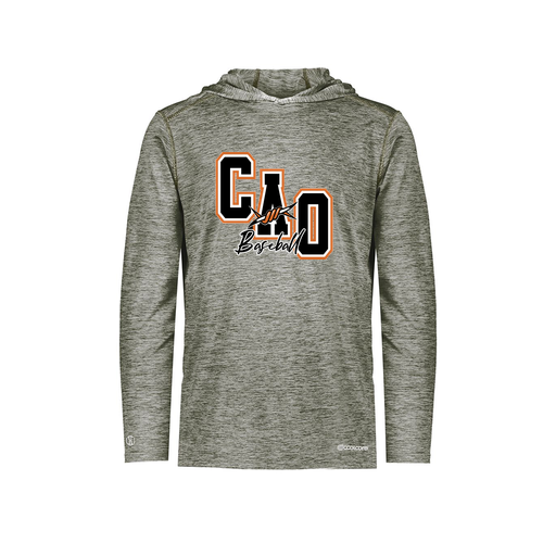 [FOLHCGGY-YS-LOGO3] Decker Youth Charge Hoodie (Youth S, Gray, Logo 3)