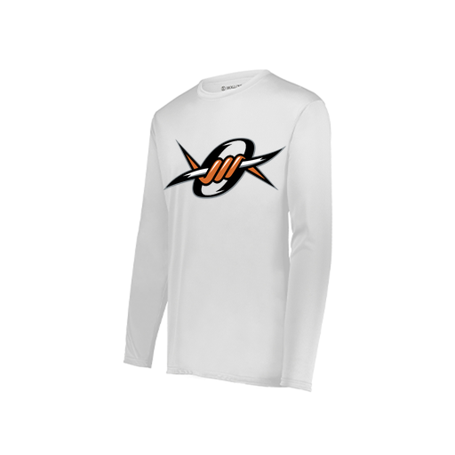 [222822.005.XS-LOGO1] Men's LS Smooth Sport Shirt (Adult XS, White, Logo 1)