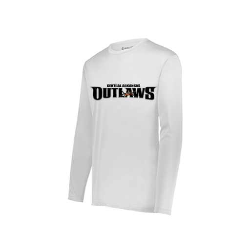 [222822.005.XS-LOGO2] Men's LS Smooth Sport Shirt (Adult XS, White, Logo 2)
